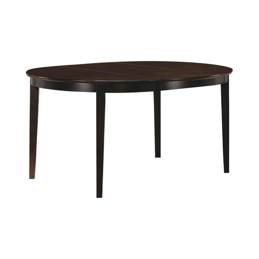 Gabriel Oval Dining Table Cappuccino - Imperial Furniture (Las Vegas, NV) - Multi Location
