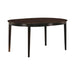 Gabriel Oval Dining Table Cappuccino - Imperial Furniture (Las Vegas, NV) - Multi Location