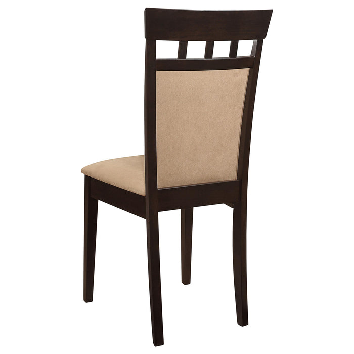 Gabriel 5-piece Rectangular 59-inch Closed Back Dining Set Cappuccino - Imperial Furniture (Las Vegas, NV) - Multi Location