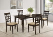 Gabriel 5-piece Rectangular 59-inch Dining Set Cappuccino - Imperial Furniture (Las Vegas, NV) - Multi Location