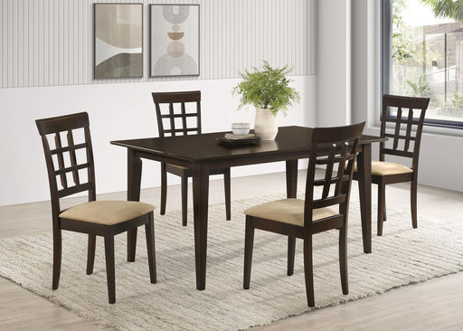 Gabriel 5-piece Rectangular 59-inch Dining Set Cappuccino - Imperial Furniture (Las Vegas, NV) - Multi Location
