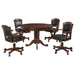 Turk 5 Pc Game Table Sets - Imperial Furniture (Las Vegas, NV) - Multi Location