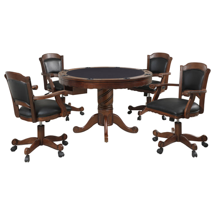 Turk 5 Pc Game Table Sets - Imperial Furniture (Las Vegas, NV) - Multi Location