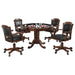 Turk 5 Pc Game Table Sets - Imperial Furniture (Las Vegas, NV) - Multi Location