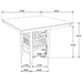 Jaden 5 Pc Counter Height Dining Sets - Imperial Furniture (Las Vegas, NV) - Multi Location