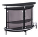 Amarillo 2-tier Bar Unit Black and Chrome - Imperial Furniture (Las Vegas, NV) - Multi Location