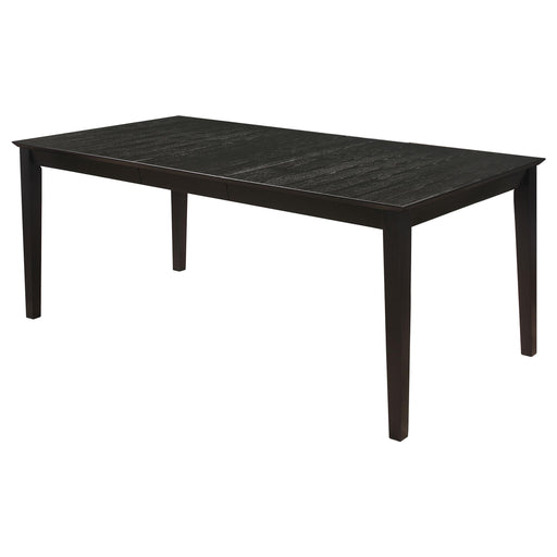 Louise Rectangular Dining Table with Extension Leaf Black - Imperial Furniture (Las Vegas, NV) - Multi Location