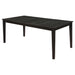 Louise Rectangular Dining Table with Extension Leaf Black - Imperial Furniture (Las Vegas, NV) - Multi Location