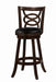 Calecita Swivel Bar Stools with Upholstered Seat Cappuccino (Set of 2) - Imperial Furniture (Las Vegas, NV) - Multi Location