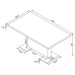 Anges 5 Pc Dining Sets - Imperial Furniture (Las Vegas, NV) - Multi Location