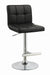 Lenny Adjustable Bar Stools Chrome and Black (Set of 2) - Imperial Furniture (Las Vegas, NV) - Multi Location