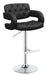 Brandi Adjustable Bar Stool Black and Chrome - Imperial Furniture (Las Vegas, NV) - Multi Location