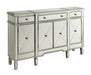 Aconitum 4-door Wine Cabinet Clear Mirror - Imperial Furniture (Las Vegas, NV) - Multi Location