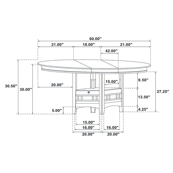 Lavon 5 Pc Dining Sets - Imperial Furniture (Las Vegas, NV) - Multi Location