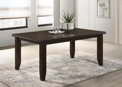 Dalila Rectangular Dining Table Cappuccino - Imperial Furniture (Las Vegas, NV) - Multi Location