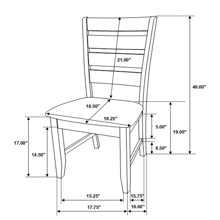 Dalila Side Chairs - Imperial Furniture (Las Vegas, NV) - Multi Location