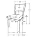 Sharon 5 Pc Dining Sets Gray - Imperial Furniture (Las Vegas, NV) - Multi Location