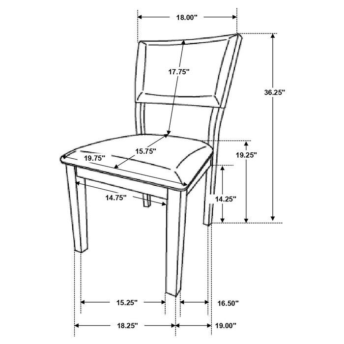 Sharon 5 Pc Dining Sets - Imperial Furniture (Las Vegas, NV) - Multi Location