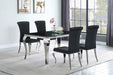 Carone 5 Pc Dining Sets Black - Imperial Furniture (Las Vegas, NV) - Multi Location
