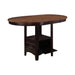 Lavon Oval Counter Height Table Light Chestnut and Espresso - Imperial Furniture (Las Vegas, NV) - Multi Location