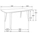 Malone Dining Sets - Imperial Furniture (Las Vegas, NV) - Multi Location