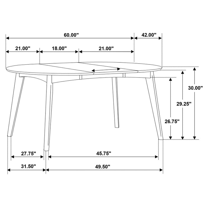 Jedda 5 Pc Dining Sets - Imperial Furniture (Las Vegas, NV) - Multi Location
