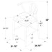 Dolman Counter Stool - Imperial Furniture (Las Vegas, NV) - Multi Location