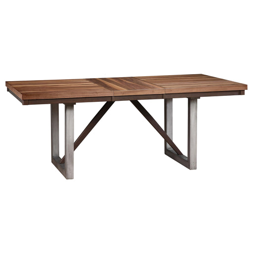 Spring Creek Dining Table with Extension Leaf Natural Walnut - Imperial Furniture (Las Vegas, NV) - Multi Location
