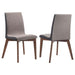 Redbridge Upholstered Side Chairs Grey and Natural Walnut (Set of 2) - Imperial Furniture (Las Vegas, NV) - Multi Location