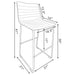 Zuni Bar Stool - Imperial Furniture (Las Vegas, NV) - Multi Location