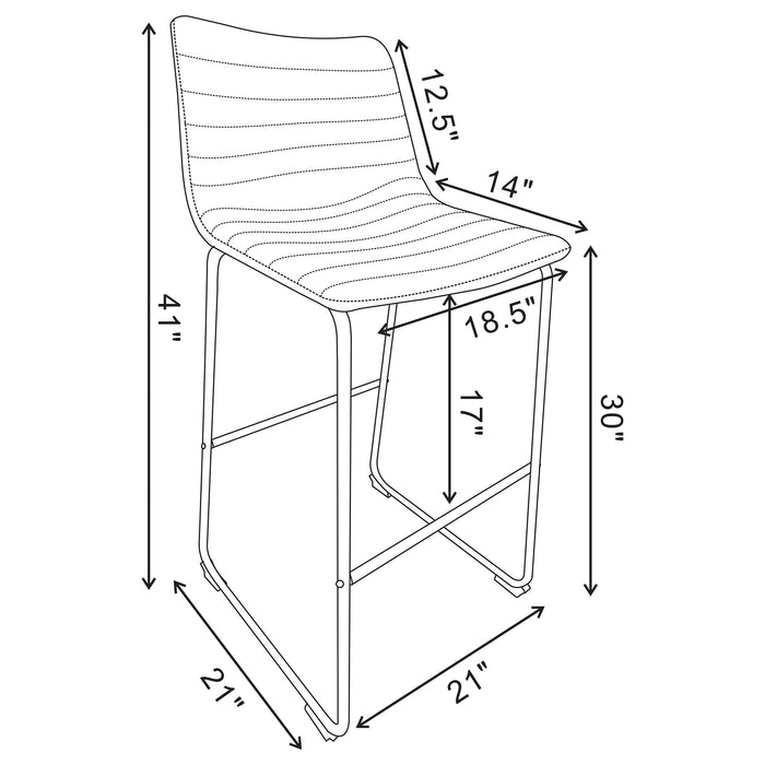 Zuni Bar Stool - Imperial Furniture (Las Vegas, NV) - Multi Location