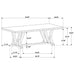 Cornelia 7 Pc Dining Set - Imperial Furniture (Las Vegas, NV) - Multi Location