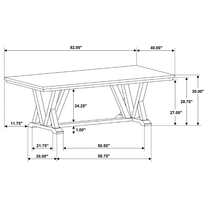 Cornelia Dining Table - Imperial Furniture (Las Vegas, NV) - Multi Location