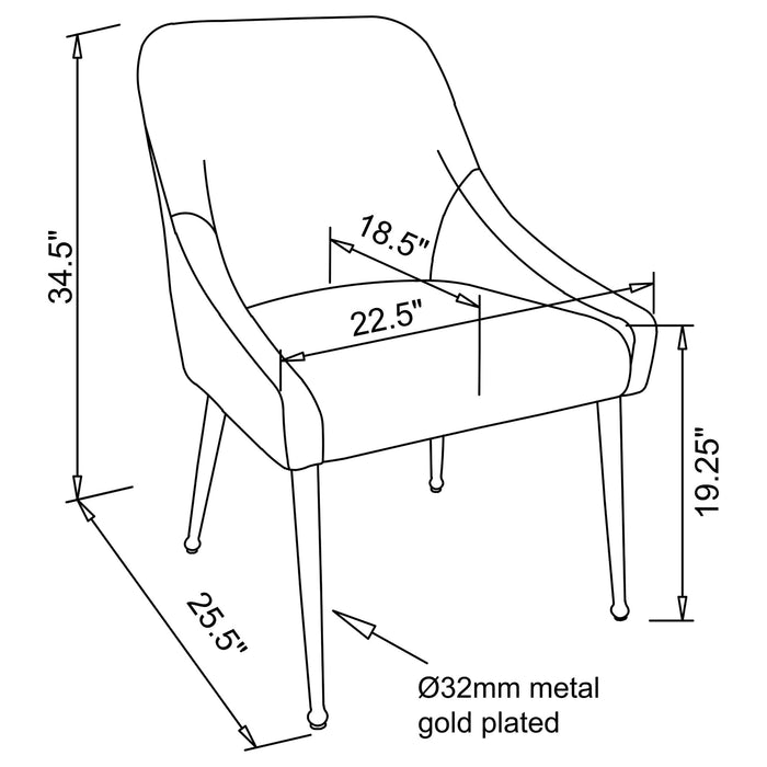 Mayette Side Chair - Imperial Furniture (Las Vegas, NV) - Multi Location
