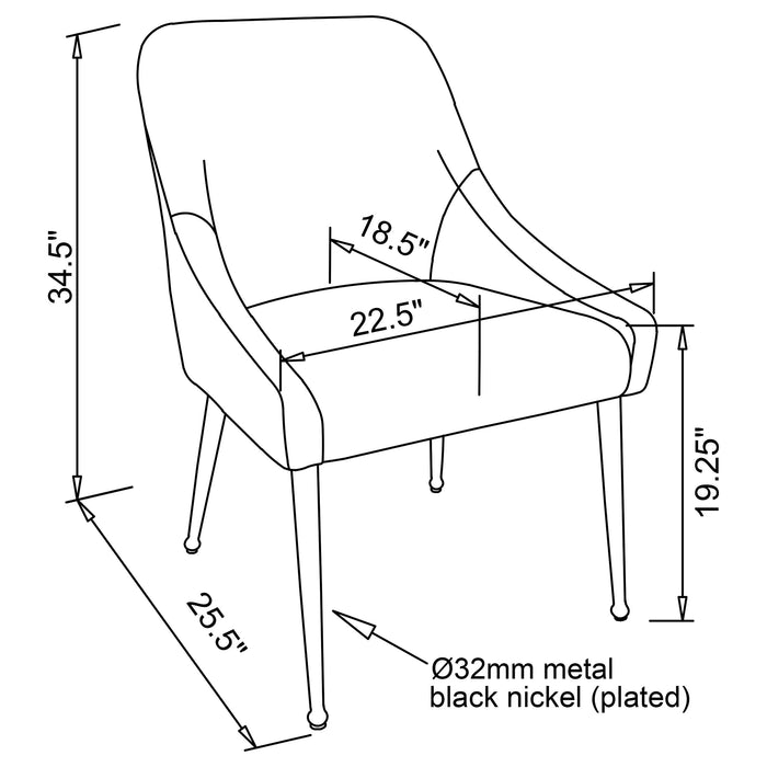 Mayette Side Chair - Imperial Furniture (Las Vegas, NV) - Multi Location