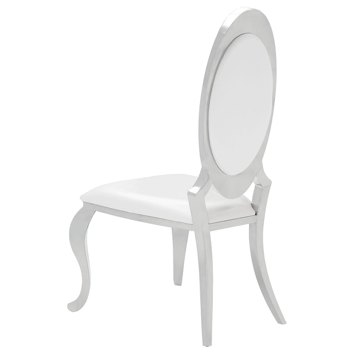 Antoine Rectangular Glass Top Dining Set Chrome - Imperial Furniture (Las Vegas, NV) - Multi Location