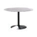 Bartole Round Dining Table White and Matte Black - Imperial Furniture (Las Vegas, NV) - Multi Location