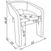 Eudora Arm Chair - Imperial Furniture (Las Vegas, NV) - Multi Location