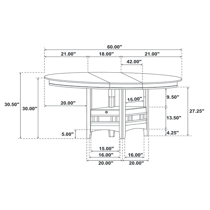Lavon 5 Pc Dining Sets - Imperial Furniture (Las Vegas, NV) - Multi Location