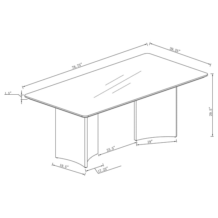 Tevlin Dining Table - Imperial Furniture (Las Vegas, NV) - Multi Location