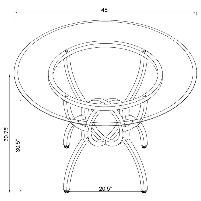 Aviano Dining Tables - Imperial Furniture (Las Vegas, NV) - Multi Location