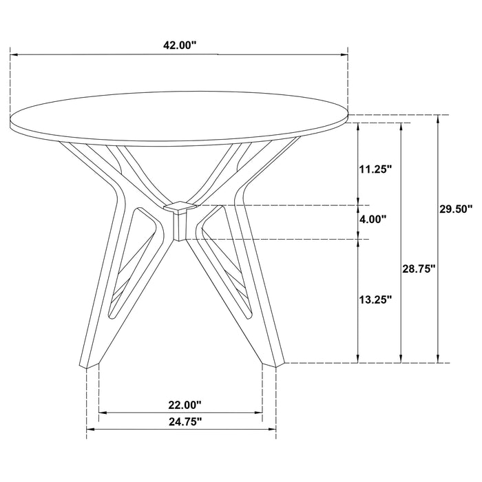 Elowen 5 Pc Dining Set - Imperial Furniture (Las Vegas, NV) - Multi Location