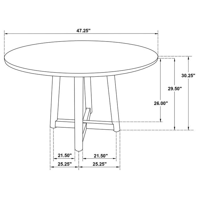 Dinah 5 Pc Dining Set - Imperial Furniture (Las Vegas, NV) - Multi Location