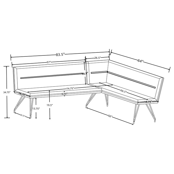 Dodson Bench - Imperial Furniture (Las Vegas, NV) - Multi Location