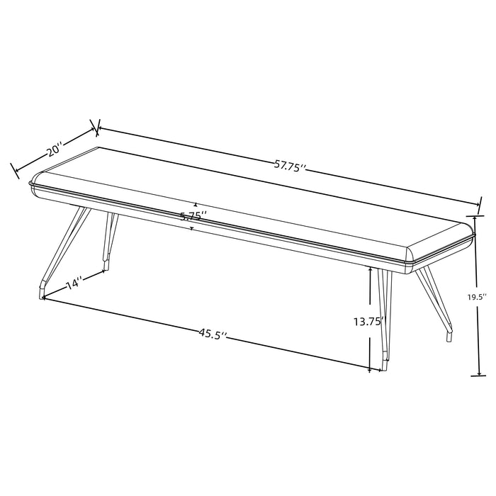Dodson Bench - Imperial Furniture (Las Vegas, NV) - Multi Location