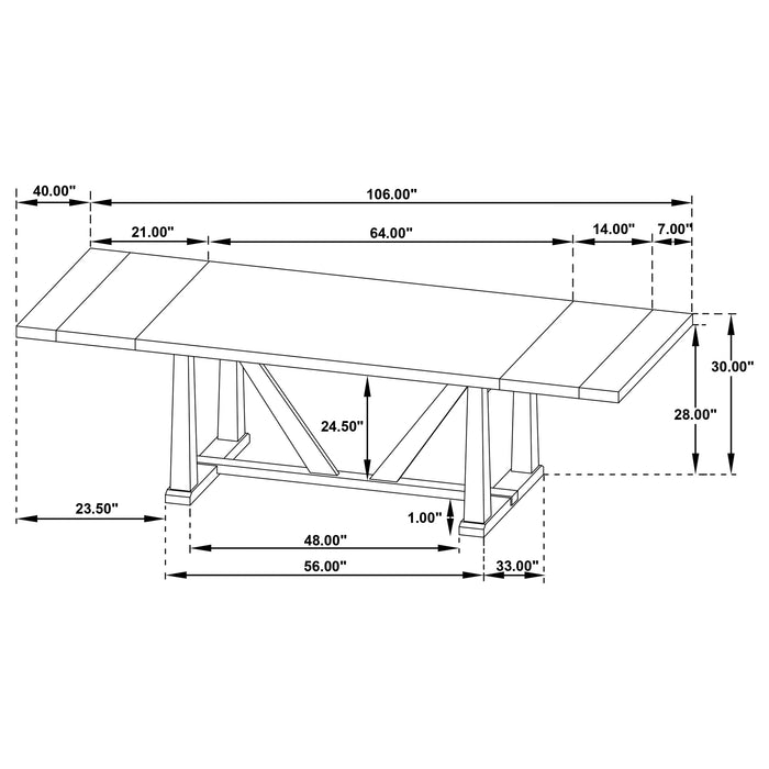 Middleton Dining Tables - Imperial Furniture (Las Vegas, NV) - Multi Location