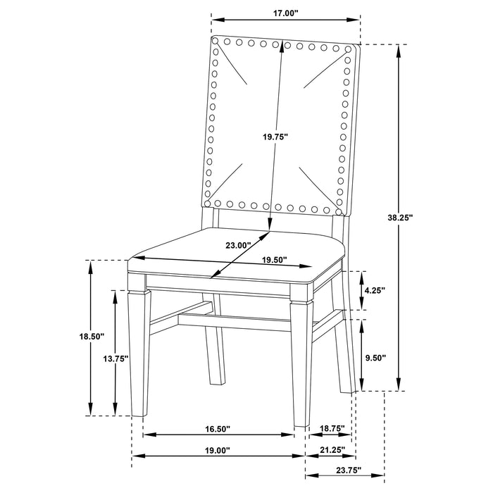 Middleton Side Chairs - Imperial Furniture (Las Vegas, NV) - Multi Location