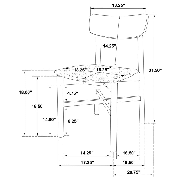 Parkridge 5 Pc Dining Set - Imperial Furniture (Las Vegas, NV) - Multi Location