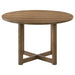 Crestmore 5-piece 46-inch Round Wood Dining Table Set Walnut - Imperial Furniture (Las Vegas, NV) - Multi Location