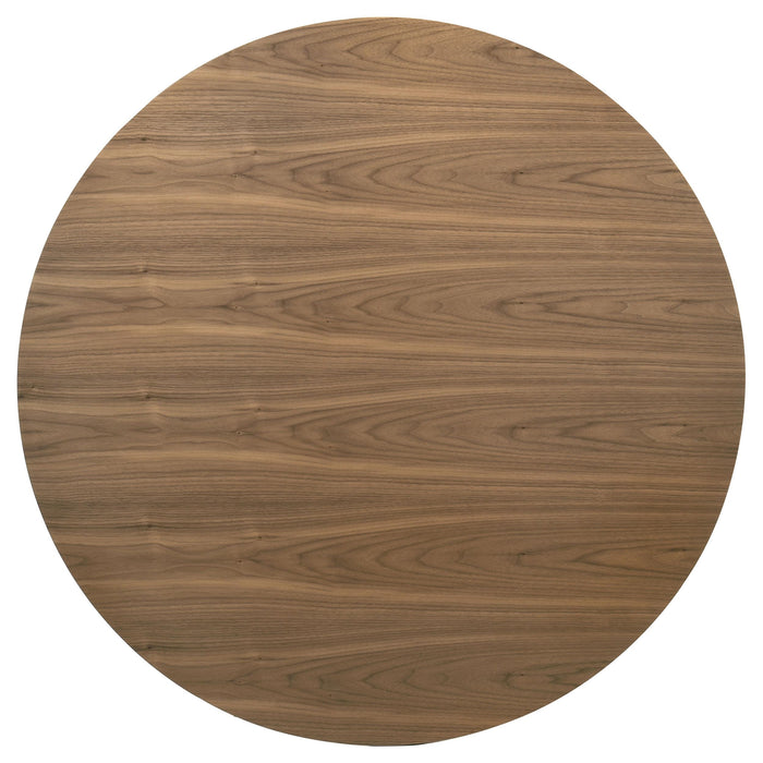 Crestmore 5-piece 46-inch Round Wood Dining Table Set Walnut - Imperial Furniture (Las Vegas, NV) - Multi Location